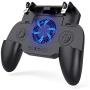 YSSHUI Mobile Game Controller,4-in-1 Cooling Pad Power Bank Shoot and Sensitive Aim Trigger Controller Ergonomic Gamepad for Android & iOS(4000mAh)