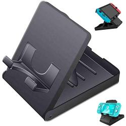 Multi-Angle Playstand for Nintendo Switch Lite - YOOWA Foldable Adjustable Holder Play Stand Compatible with Nintendo Switch Lite Mini Pro Air iPhone Android Phones Tablets E-Reader and More