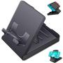 Multi-Angle Playstand for Nintendo Switch Lite - YOOWA Foldable Adjustable Holder Play Stand Compatible with Nintendo Switch Lite Mini Pro Air iPhone Android Phones Tablets E-Reader and More