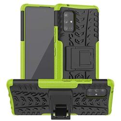 SKTGSLAMY Galaxy A71 5G Case,Samsung A71 5G Case,[NOT fit A71 5G UW Verizon] [Shockproof] Tough Rugged Dual Layer Protective Case Hybrid Kickstand Cover for Samsung Galaxy A71 5G (Green)