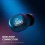 SoundPEATS True Wireless Earbuds 5.0 Bluetooth Headphones in-Ear Stereo Wireless Earphones with Microphone Binaural Calls, One-Step Pairing, Total 35 Hours, Upgraded TrueFree Plus