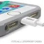 Short Lightning Cables, USB Charging Data Cord Compatible With iPhones, iPads, and iPods [3-Packs]
