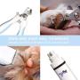 Pet Nail Grinder Clipper Set - Light Rechargeable 2-Speed, 3-in-1 Quiet Electric Dog Nail Trimmer and Fur Clipper Kit for your Cat or Dog - Painless / Small, Med or Large Breeds w/ USB Cable, and Case