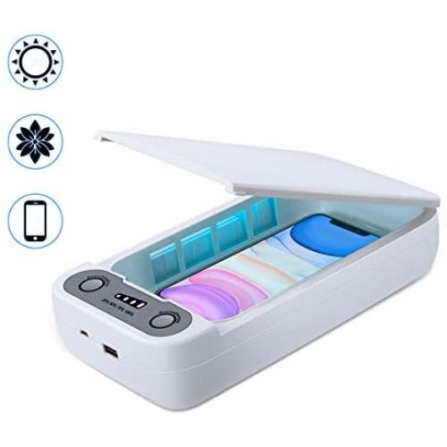 Xiyihoo Cell Phone Soap, Aromatherapy Function, Phone Box with USB Charging for iOS Android Smartphones Jewelry Watches.