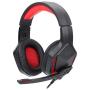 Redragon H220 THEMIS Wired Gaming Headset, Stereo Surround-Sound, Noise Cancelling Over-Ear Headphones with Mic, Volume Control, Red LED Light, Compatible with PC, PS4/3, Xbox One and Nintendo Switch