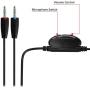 Gaming Headset,DLAND 3.5mm Wired Bass Stereo Noise Isolation Gaming Headphones for Online Gaming with Mic for Laptop Computer, Cellphone, PS4 and so on- Volume Control (Black and Red)