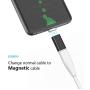 NetDot Gen10 Magnetic Micro USB to Micro USB Adapter Converter(2 Pack Black)