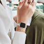 STIROLL Thin Replacement Band Compatible for Apple Watch 38mm 40mm 42mm 44mm, Stainless Steel Metal Wristband Women Men for iWatch 5/4/3/2/1 (Silver, 38mm/40mm)