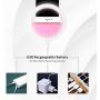 Selfie Ring Light [Upgraded Version], Rechargeable Portable Clip-on Selfie Fill Light with 36 LED for Smart Phone Laptop Photography, Camera Video, Girl Makes up Pink