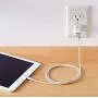 AmazonBasics Nylon Braided Lightning to USB A Cable, MFi Certified Apple iPhone Charger, Silver, 3-Foot AmazonBasics Nylon Braided Lightning to USB A Cable, MFi Certified Apple iPhone Charger, Silver, 3-Foot