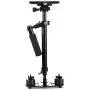 YaeCCC S60 Handhold Camera Stabilizer 24"/60cm with Quick Release Plate 1/4 and 3/8 Screw Compatible for Nikon, Canon, Sony, Panasonic-Up to 6.61/3kg YaeCCC S60 Handhold Camera Stabilizer 24"/60cm with Quick Release Plate 1/4 and 3/8 Screw Compatible for Nikon, Canon, Sony, Panasonic-Up to 6.61/3kg