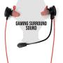 Gaming Earbuds Chasdi with Detachable mic. for Xbox One, Switch, PC, Smartphone, PS4 Headset with in-Ear Buds Headphones (Green)