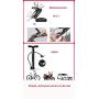XJLLOVE Cycling Equipment Mountain Bike Accessories Set Bike Code Watch Lock Fender Car Headband Headband Mobile Phone Rack Bell 12 Pieces