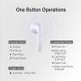 Bluetooth Earbuds, Wireless Earbuds Deep Bass Hi-Fi Stereo 35H Cycle Playtime in-Ear Wireless Headphones Sweatproof Earphones Sport Headsets Built-in Mic for Workout/Driving/Home Offic