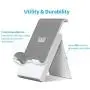 Adjustable Tablet Stand Holder,SAIJI Portable Foldable Desktop Stand Compatible for iPad Pro 2020,iPad Air Mini,Nintendo Switch,iPhone 11 Pro Max SE,Samsung Galaxy and Kindle Fire Tablets- Gray Adjustable Tablet Stand Holder,SAIJI Portable Foldable Desktop Stand Compatible for iPad Pro 2020,iPad Air Mini,Nintendo Switch,iPhone 11 Pro Max SE,Samsung Galaxy and Kindle Fire Tablets- Gray