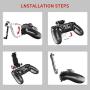 DLseego PS4 Controller Phone Clip Holder Clamp Mount Stand Bracket for Sony Playstation 4 PS4 Dual Shock Wireless Controller [Playstation 4]