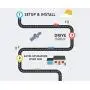 The Mileage Ace - GPS Mileage Tracker You Can Trust - Automatic Electronic Mileage Log with WiFi Uploading from The Car