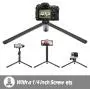 Metal Mini Tripod, Desktop Tabletop Stand Compact Tripod for Smooth 4, Osmo Mobile, Vimble 2, Gimbal Handle Grip Stabilizer and All Cameras (7INCH)