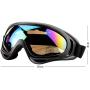 CherryCsy Ski Goggles UV Protection Over Glasses Motorcycle Skiing & Skating & Outdoor Sport for Men Women & Youth 5 PCS