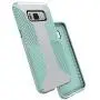 Speck Products Presidio Grip Cell Phone Case for Samsung Galaxy S8 - Dolphin Grey/Aloe Green