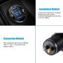 YONHAN Quick Charge 3.0 Dual USB Charger Socket, Waterproof Power Outlet Fast Charge with LED Voltmeter & Wire Fuse DIY Kit for 12V/24V Car Boat Marine ATV Bus Truck and More
