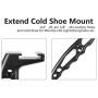 AgimbalGear DH09 Inverted Handheld Grip for Crane 2 Cold Shoe Mount Connect Monitor, Light, Mic Comfortable Metal Handle for Low Position Videography Compatible with ZHIYUN Crane 2/Plus FEIYU AK 2000