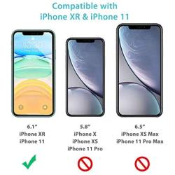 Syncwire Screen Protector for iPhone 11, iPhone XR (3-Pack), Anti-Fingerprint Tempered Glass Screen Protector (9H Hardness, 6X Stronger, Installation Frame, Bubble Free) [Not Edge to Edge]