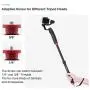 Gimbal Extension Pole, Lightweight Aluminum Telescopic Rod for DJI OSMO Mobile 2 Zhiyun Smooth 4/Q Smartphone Stabilizer and DSLR Camera, 10.4 to 17.3 Inch Adjustable Gimbal Extension Pole, Lightweight Aluminum Telescopic Rod for DJI OSMO Mobile 2 Zhiyun Smooth 4/Q Smartphone Stabilizer and DSLR Camera, 10.4 to 17.3 Inch Adjustable