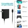 Switch Charger for Nintendo Switch and Switch Lite, innoAura Type-C AC Adapter Charger, Support TV Mode and Charging Dock, Supply 15V 2.6A Fast Charging Switch Charger for Nintendo Switch and Switch Lite, innoAura Type-C AC Adapter Charger, Support TV Mode and Charging Dock, Supply 15V 2.6A Fast Charging