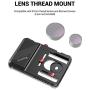 SmallRig Smartphone Video Rig, Filmmaking Vlogging Rig Phone Video Stabilizer Aluminium Alloy Grip w 1/4", Cold Shoe Mount Lens Mount and Lens Adapter for Videomaker Videographer - CPU2494