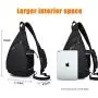KAKA Sling Bag,Crossbody Backpack Shoulder Bag Travel With USB Charging Port KAKA Sling Bag,Crossbody Backpack Shoulder Bag Travel With USB Charging Port
