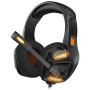 Gaming Headset for Xbox One, PS4 Gaming Headset with 7.1 Surround Sound Stereo, Noise Canceling Over Ear Headphones with Mic, LED Light, Soft Memory Earmuffs for Nintendo Switch, PC, Mac, Laptop