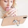 Allengel Cell Phone Ring Holder,360 Rotation Glitter Metal Finger Ring Grip Kickstand for Strong Magnetic Car Mount Compatible with iPhone,Samsung Galaxy,LG,HTC,All Smartphone,Phone Case-Silver