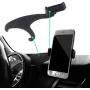 Miniclue Behind Tachometer Bolt-On Smartphone Cell Phone Cup Mount GPS Holder with Cradle Rotatable Clip for Mini Cooper F54 F55 F56 F57 F60，1pack
