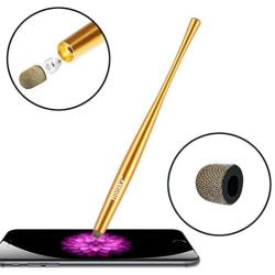 Honsky Cell Phone Stylus, Tablet Stylus for Touch Screens: Universal Long Metal Slim Waist Stylist Pens, Tablet Pen, Touchscreen Stylus Pen - with Replacement Tips, Golden