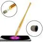 Honsky Cell Phone Stylus, Tablet Stylus for Touch Screens: Universal Long Metal Slim Waist Stylist Pens, Tablet Pen, Touchscreen Stylus Pen - with Replacement Tips, Golden