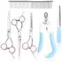 Idepet Dog Grooming Scissors Set, 6 Pcs Pet Grooming Scissors for Dogs with Straight Scissor, Curved Scissor, Thinning Shear, Grooming Comb, Nail Clipper, Nail File For Dog Cat Pet Scissor Grooming Idepet Dog Grooming Scissors Set, 6 Pcs Pet Grooming Scissors for Dogs with Straight Scissor, Curved Scissor, Thinning Shear, Grooming Comb, Nail Clipper, Nail File For Dog Cat Pet Scissor Grooming