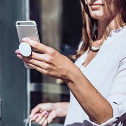 Cell Phones and Tablets Stand (3 Pack) - Black White Heart Marble