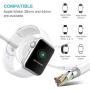 Updated Version Watch Charger, Charging Cable MFi Certified Magnetic Wireless Portable Charger Charging Cable Cord Compatible for Apple Watch Series 5/4/3/2/1 for 44mm/42mm/40mm/38mm