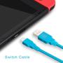 USB C Charger for Nintendo Switch, Fast Charging Cable for Nintendo Switch, MacBook, Pixel C, LG Nexus 5X G5, Nexus 6P/P9 Plus, One Plus 2, Sony XZ and More - Blue (4.92ft)