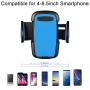 WALOTAR USB C PD Car Cigarette Lighter iPhone Mount Holder- Fast Car Charger 45W Power Delivery Dual Port(USB TypeC+QC3.0),Adjustable Cell Phone Cradle with USB C to Lightning Cable