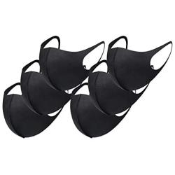 SERENITA K-POP Star Face Cover Mask. Airsoft Protective. Unisex Washable Reusable. Outdoor Cycling Running Gear 6 Pack