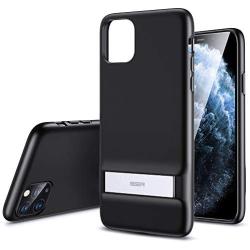 ESR Metal Kickstand Designed for iPhone 11 Pro Max Case, [Vertical and Horizontal Stand] [Reinforced Drop Protection] Flexible TPU Soft Back for iPhone 11 Pro Max (2019 Release), Black