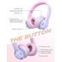 Mpow CH9 Kids Bluetooth Headphones with Microphone & LED Light, Bluetooth 5.0, 15Hours Playing Wireless Foldable Headset w/Mic, Volume Limited 85dB-95dB for PC/Cellphone/TV/School