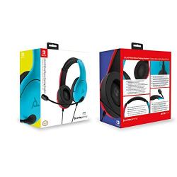 PDP 500-162-NA-BLRD Nintendo Switch LVL40 Wired Stereo Headset Joycon Blue/Red, 500-162-NA-BLRD - Nintendo Switch