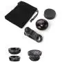 iPhone Lens,by Ailun,3 in 1 Clip On 180 Degree Fish Eye Lens+0.65X Wide Angle+10X Macro Lens,Universal HD Camera Lens Kit for iPhone 7/6s/6s Plus/6/SE/5/5s,Samsung,BlackBerry,Mobile Phone [Black]