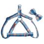 lionet paws Dog Harness with Bowtie Cotton No-Pull Adjustable Pet Harness with Metal Buckle for Small Medium Large Dogs