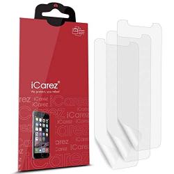 iCarez [HD Anti Glare] Matte Screen Protector for iPhone 11 Pro Max/iPhone Xs Max 6.5-Inch [3 Pack] (Case Friendly) Premium No Bubble Easy to Apply with Hinge Installation