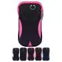 Imentha Universal Phone Armband, Cell Phone Arm Holder, Sports Arm Band for Running Fitness Gym Walking Workout - Fits for iPhone, Samsung Galaxy, Google Pixel, Lg, Moto & More, Black&Pink