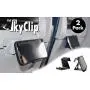 The SkyClip - (Black, 2 Pack) Airplane Cell Phone Seat Back Tray Table Clip and Sturdy Phone Stand, Compatible with iPhone, Android, Tablets, and Readers The SkyClip - (Black, 2 Pack) Airplane Cell Phone Seat Back Tray Table Clip and Sturdy Phone Stand, Compatible with iPhone, Android, Tablets, and Readers